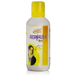 Масло для волос Махабрингарадж, 200 мл, производитель Шри Ганга; Mahabhringraj, 200 ml, Shri Ganga