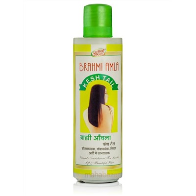 Масло для волос Брахми Амла Кеш Тайл, 200 мл, производитель Шри Ганга; Brahmi Amla Kesh Tail, 200 ml, Shri Ganga