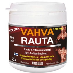 Препарат с железом (усиленный) Extra vahva rauta Vitabalans "100 мг" 100 таб