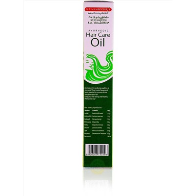 Аюрведическое масло для ухода за волосами, 100 мл, производитель К.П. Намбудирис; Ayurvedic Hair Care Oil, 100 ml, K.P. Namboodiri's