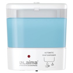 Дозатор для жидкого мыла LAIMA CLASSIC, наливной, сенсорный, ABS-пластик, белый, 1 л