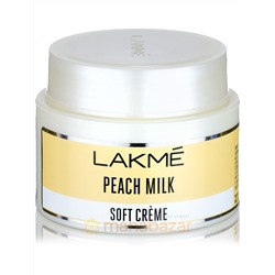 Нежный увлажняющий крем для лица и шеи Персик и Молочко, 65 г, производитель Лакме; Soft creme Peach Milk, 65 g, Lakme