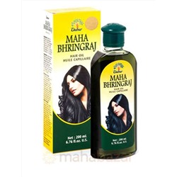Аюрведическое масло для волос Махабрингарадж, 200 мл, производитель Дабур; Mahabringaraj Oil, 200 ml, Dabur