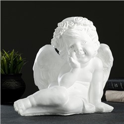 Фигура "Ангел сидя средний" 30х21х25см, белый