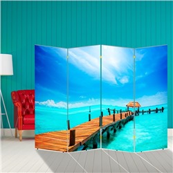 Ширма "Райский уголок", 200 × 160 см