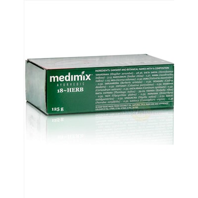 Аюрведическое мыло Медимикс 18 трав, 125 г, производитель Медимикс; Soap Medimix 18 herbs, 125 g, Medimix
