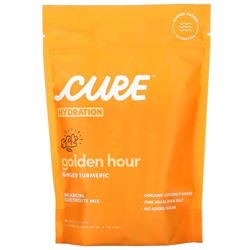 Cure Hydration, Hydration Mix, Golden Hour, средство для восполнения потерь жидкости, имбирь и куркума, 14 пакетиков по 8,3 г (0,29 унции)