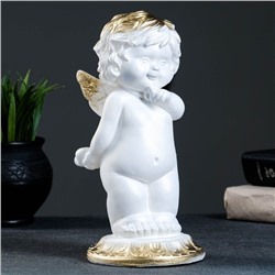 Фигура "Малышка ангел" белая 25х12х12см