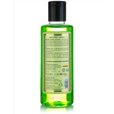 Шампунь для волос Алоэ Вера, 210 мл, производитель Кхади; Aloevera Hair Cleanser, 210 ml, Khadi