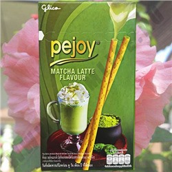 Бисквитные трубочки с чаем Матча Pejoy Matcha Latte Flavour