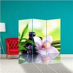 Ширма "Орхидея с бамбуком", 160 × 150 см