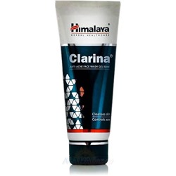 Гель для умывания от прыщей и угревой сыпи Кларина, 60 мл, производитель Хималая; Clarina Anti-Acne Face Wash Gel, 60 ml, Himalaya