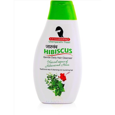 Нежное ежедневное очищающее средство для волос Гибискус и Хна, 100 мл, производитель К.П. Намбудирис; Gentle Daily Hair Cleanser Hibiscus and Henna, 100 ml, K.P. Namboodiri's