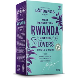 Кофе молотый Lofbergs Rwanda Single Origin 450г