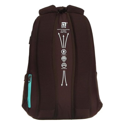 Рюкзак молодёжный эргономичная спинка, Kite 2578, 44 х 30 х 21, отделение для ноутбука, коричневый