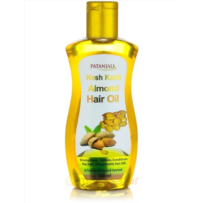 Миндальное масло для волос, 100 мл, Патанджали; Almond Hair Oil, 100 ml, Patanjali