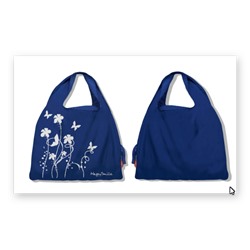 Эко-сумка (бабочки) Цвет синий