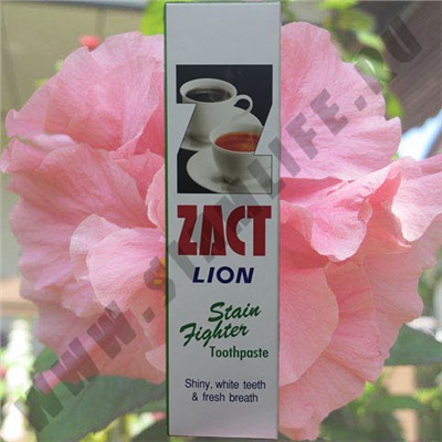 Зубная паста для любителей кофе и чая Zact Lion Stain Fighter