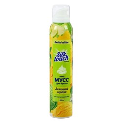 Мусс-пена Carelax Silk Touch для бритья, женский "Лимонный сорбет" 200 мл