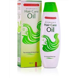Аюрведическое масло для ухода за волосами, 100 мл, производитель К.П. Намбудирис; Ayurvedic Hair Care Oil, 100 ml, K.P. Namboodiri's