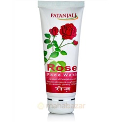 Гель для умывания лица Роза, 60 г, Патанджали; Divya Rose Face Wash, 60 g, Patanjali