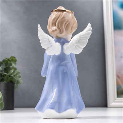 Сувенир керамика "Ангел в цветном платье" МИКС 17,5х9х10 см