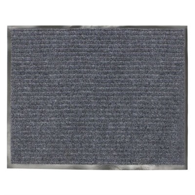 Коврик ворсовый влаго-грязезащитный Лайма серый 120х150 см