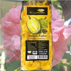 Мягкие фруктовые конфетки с Дурианом Kullanard Durian Toffee