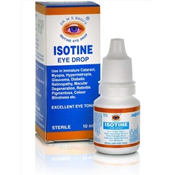 Аюрведические капли для глаз Айсотин, 10 мл, производитель Джагат Фарма; Isotine Eye Drop, 10 ml, Jagat Pharma