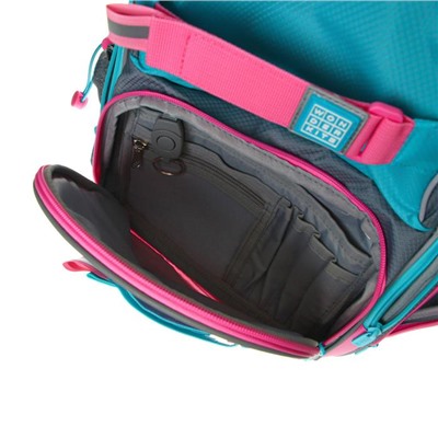 Рюкзак школьный Kite 702, 38 х 28 х 15 см, эргономичная спинка, с наполнением: мешок, пенал
