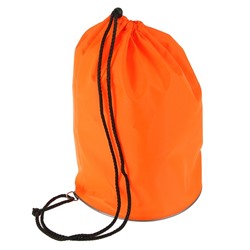 Мешок для обуви и мячей «Стандарт», круглое дно, 360х220 мм, оранжевый