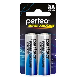 Батарейки Perfeo (Перфео) LR6/2BL mini АА Super Alkaline, 2 шт