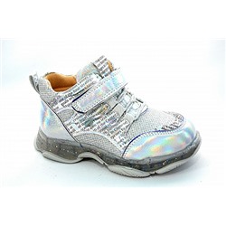 Ботинки LED-В585-2 серебро