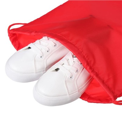 Мешок для обуви Стандарт 420 х 340 мм (+/- 1 см), цвет Красный Calligrata
