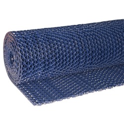 Мелкоячеистое рулонное покрытие Зиг-Заг, цвет синий, 900х8 мм, 12 м/рул