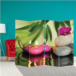 Ширма "Бамбук. Декор 7" 200 × 160 см