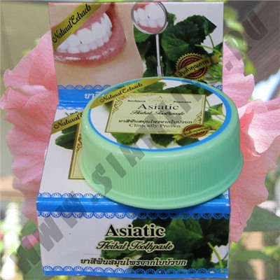 Зубная паста "Зеленые Травы" Rochjana Asiatic Herbal Toothpaste