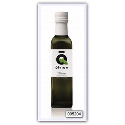 Масло оливковое нерафинированное высшего качества Olvion, с добавлением натурального экстракта базилика 250 мл