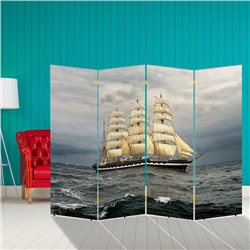 Ширма "Корабли. Декор 21" 200 × 160 см, двухсторонняя