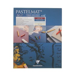Альбом для пастели В4 240*300 мм Clairefontaine Pastelmat 12 листов склейка 360 г/м2, 4 цвета 96111С