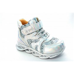Ботинки LED-С569-2 серебро