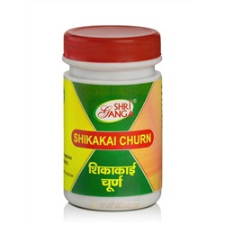 Шикакай Чурна, натуральное средство для ухода за телом, 100 г, производитель Шри Ганга; Shikakai Churn, 100 g, Shri Ganga