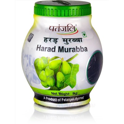 Харад Мурабба, плоды харда в сиропе, 1 кг, Патанджали; Harad Murabba, 1 kg, Patanjali