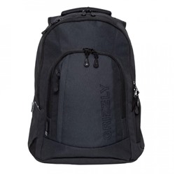 Рюкзак молодежный Grizzly RQ-903-2 48x36х19 см, эргономичная спинка, чёрный