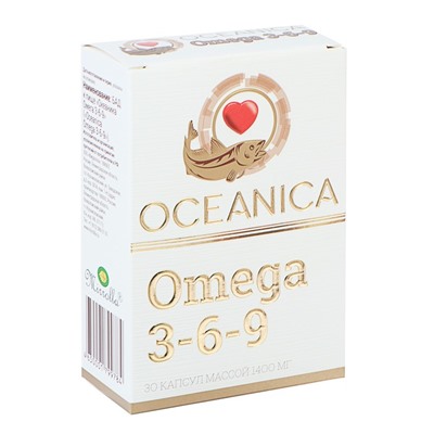 Океаника Омега 3-6-9, капсулы, 1400 мг
