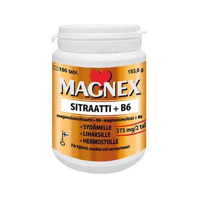 Vitabalans магний + витамин B6 100шт / Magnex Sitraatti + B6