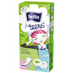 Bella, Женские ежедневные прокладки bella for teens relax 20 шт. Bella