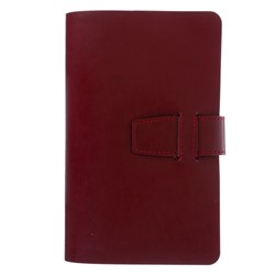 Ежедневник недатированный А5-, 192 листа, Sienna, мягкая обложка, иск. кожа, блок 70 г/м2, бордовый, в подарочной упаковке
