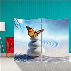 Ширма "Бабочка. декор 12", двухсторонняя, 200 × 160 см