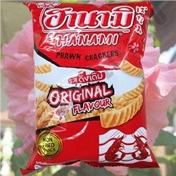 Тайские чипсы с Креветкой Hanami Prawn Crackers 30 гр.